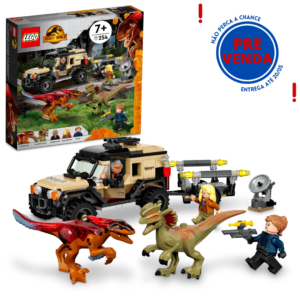 Transporte de Piroraptor e de Dilofossauro (76951) - PRÉ VENDA