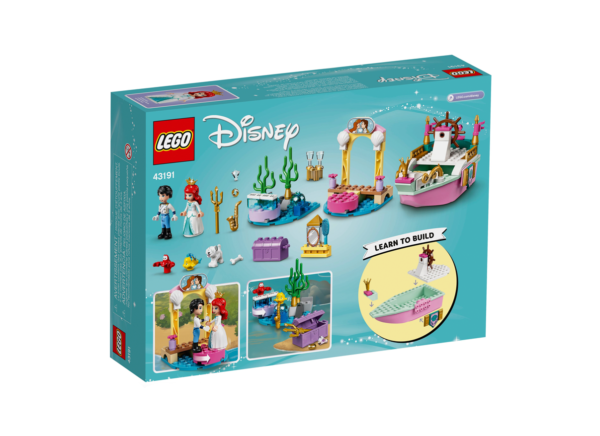 LEGO 43191 Disney - O Barco de Cerimonia da Ariel - Imagem 2