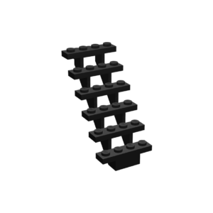 LEGO Black Staircase 7x4x6 Open ( 1 Unidade )