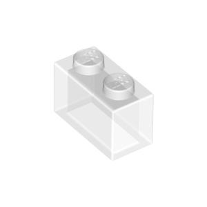 LEGO Brick -  Trans Clear 1x2 ( 50 Unidades )