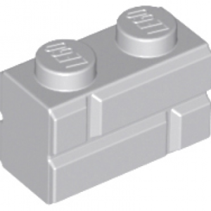 LEGO Brick - Mansory Light Gray 1x2 ( 50 Unidades )